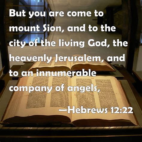 innumerable company of angels kjv|Hebrews 12:22 Commentaries: But you have come to Mount Zion .